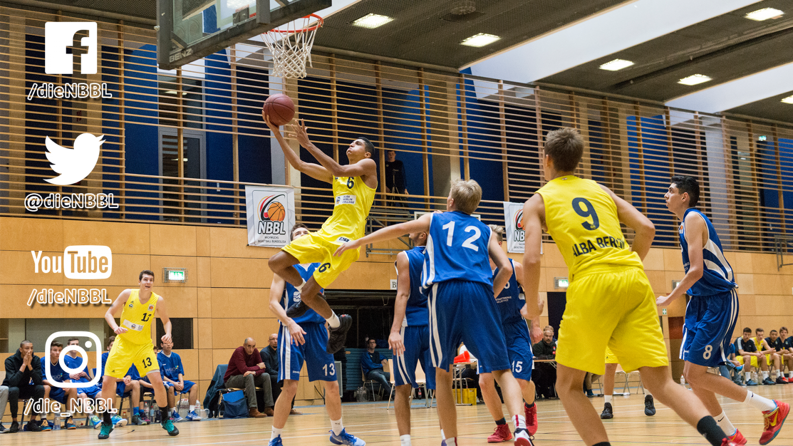 NBBL JBBL Social Media Übersicht Spieltag