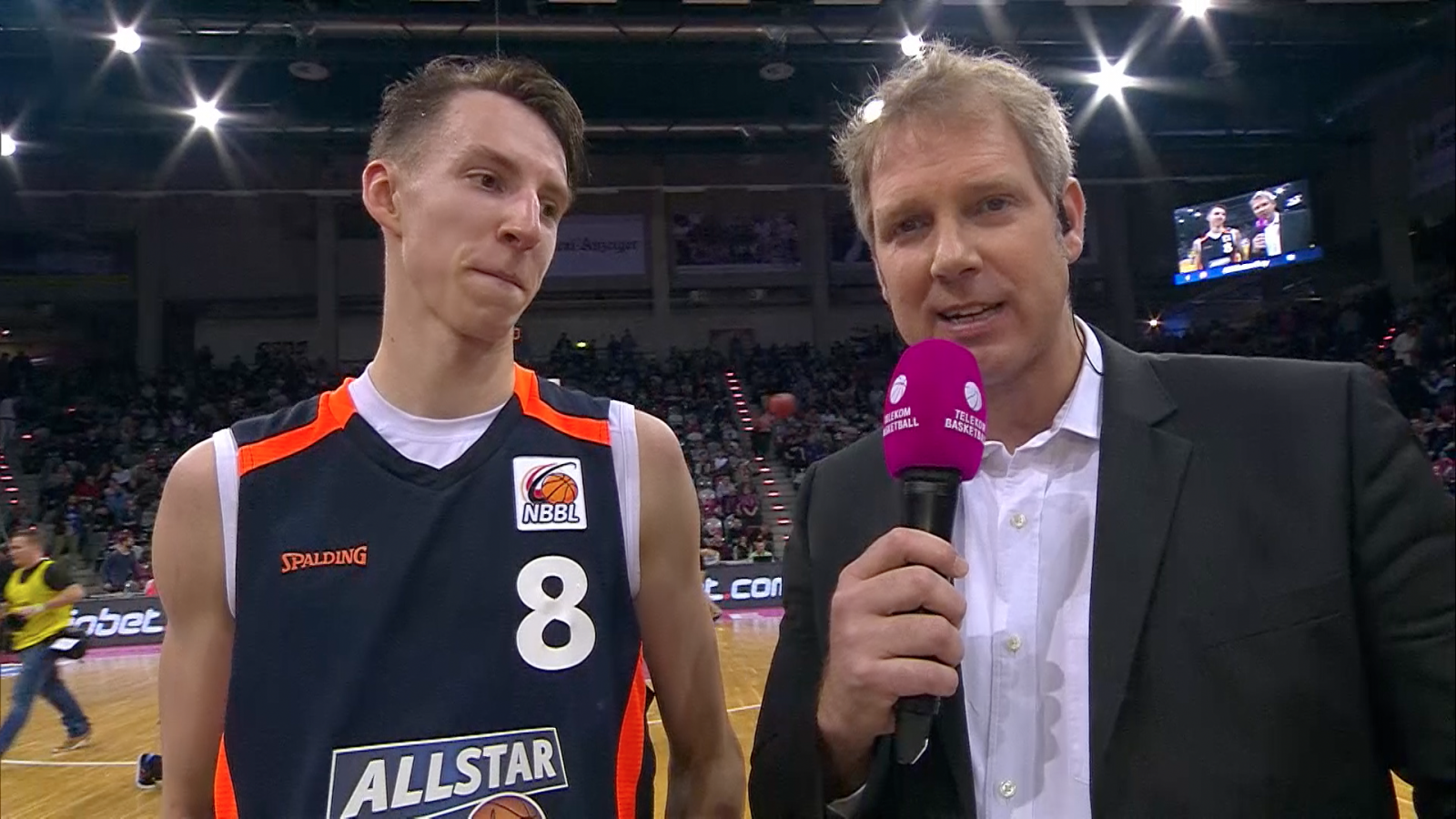 Arnoldas Kulboka im Interview mit Telekom Basketball beim Allstar Day 2017 NBBl MVP