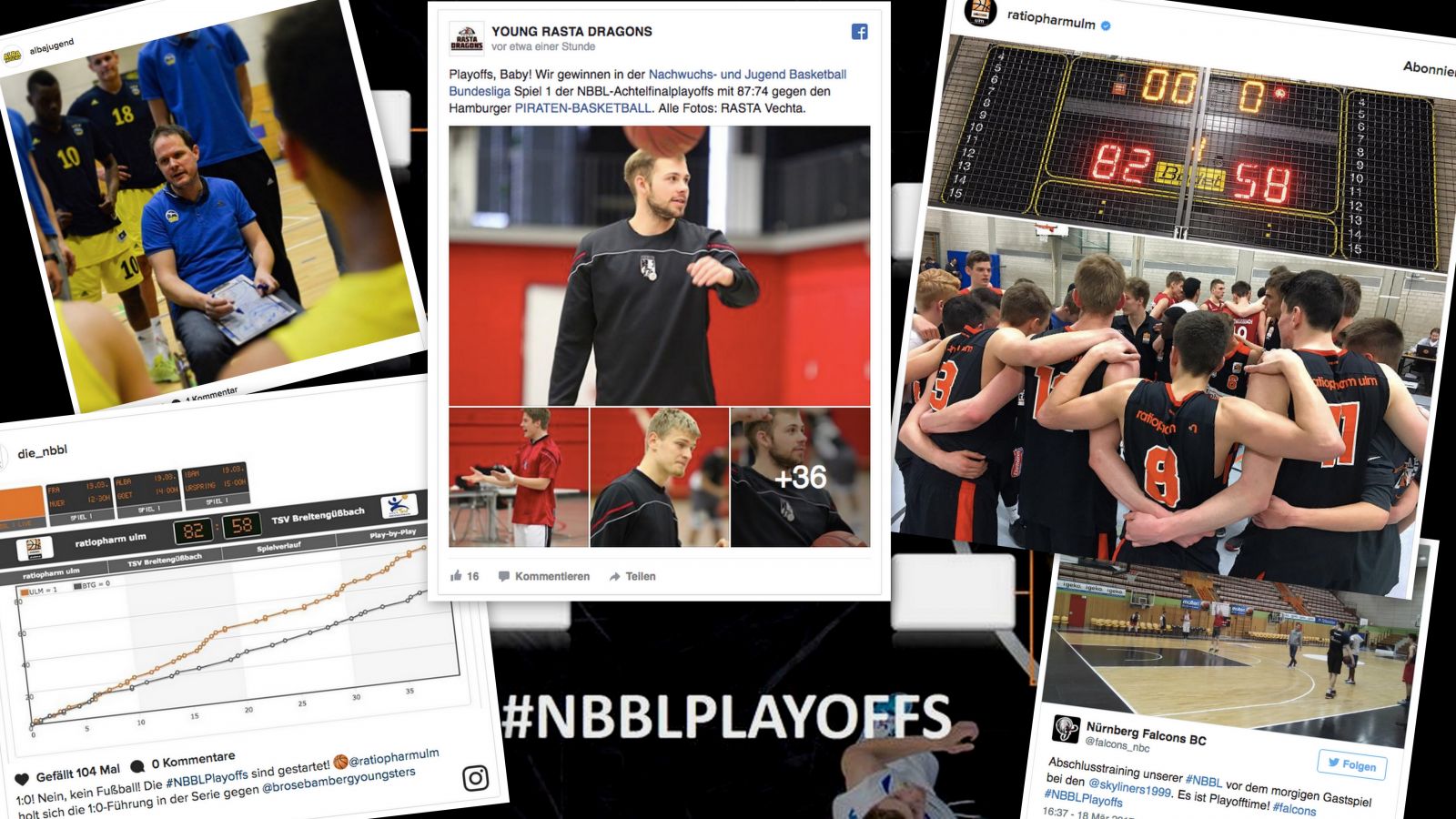NBBLPlayoffs #NBBLPlayoffs Social Media Überblick No.1